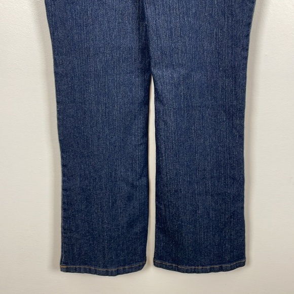 Mummy Long Legs Matenity Jeans womens 14/16 Wide Leg 7 Pockets Blue Pants - Picture 6 of 10